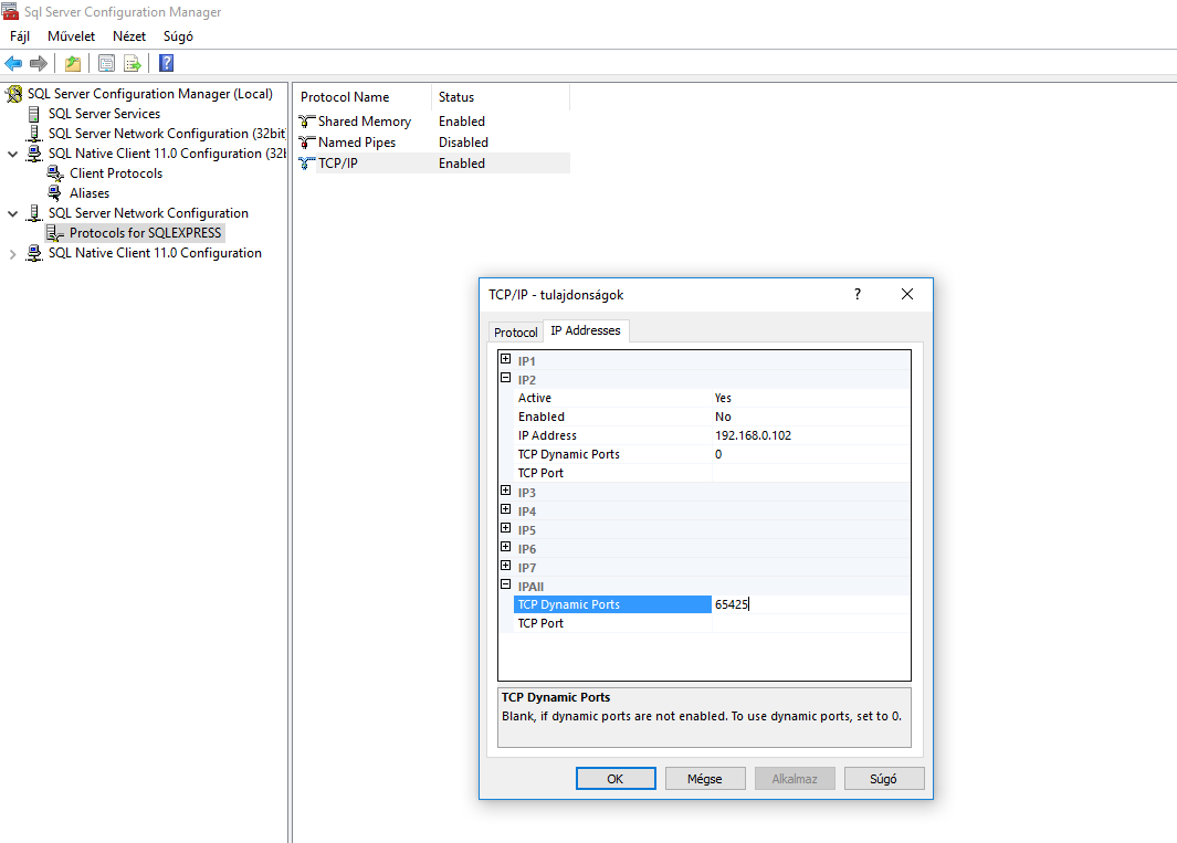 SQL Server Configuration Manager